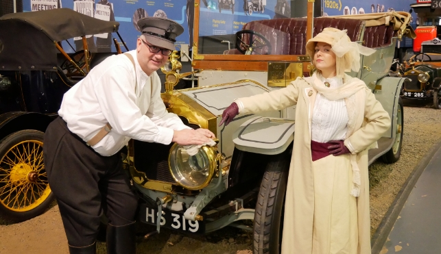 Character actors at the British Motor Museum